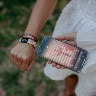 Forever ZOX Reversible Bible Verse Wristband Bracelet