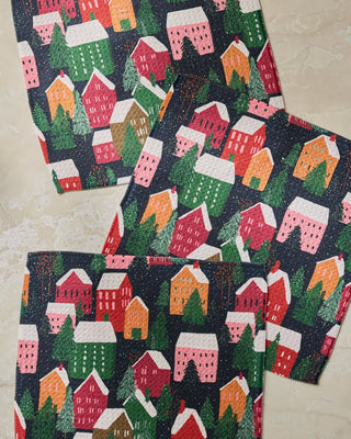 Geometry Alpine Village Dishcloth Set