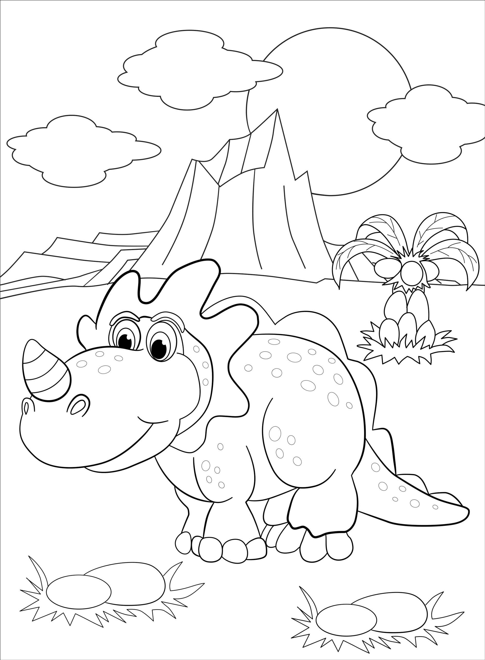 Dinosaurs Coloring Book!
