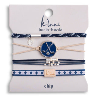 Chip Golf Hair Tie Bracelets with Removable Ball Marker by K'lani