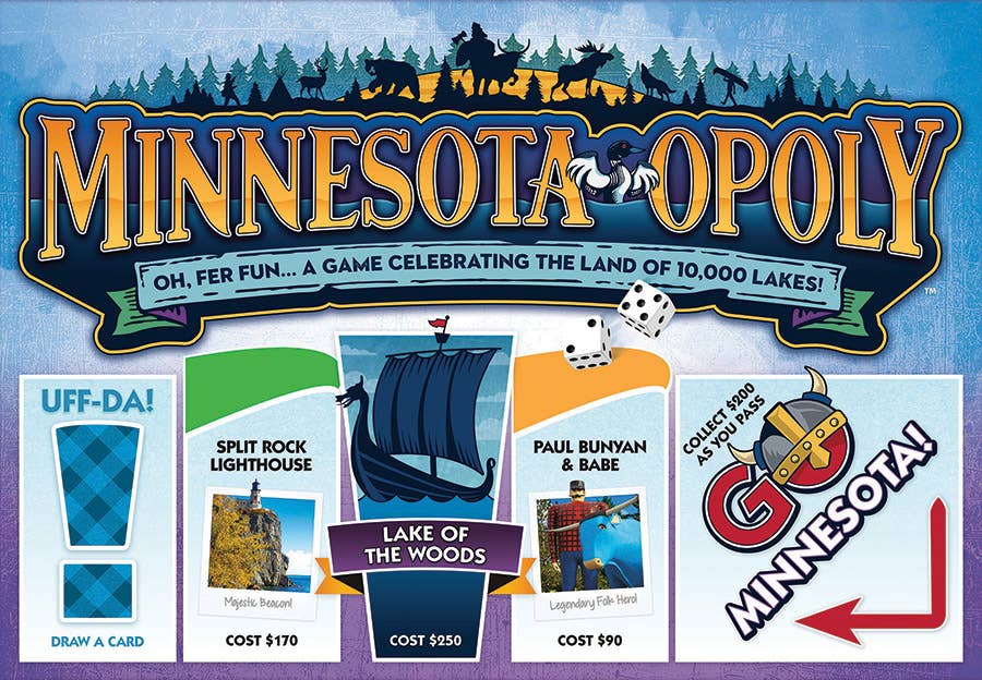 Minnesota-Opoly Board Game