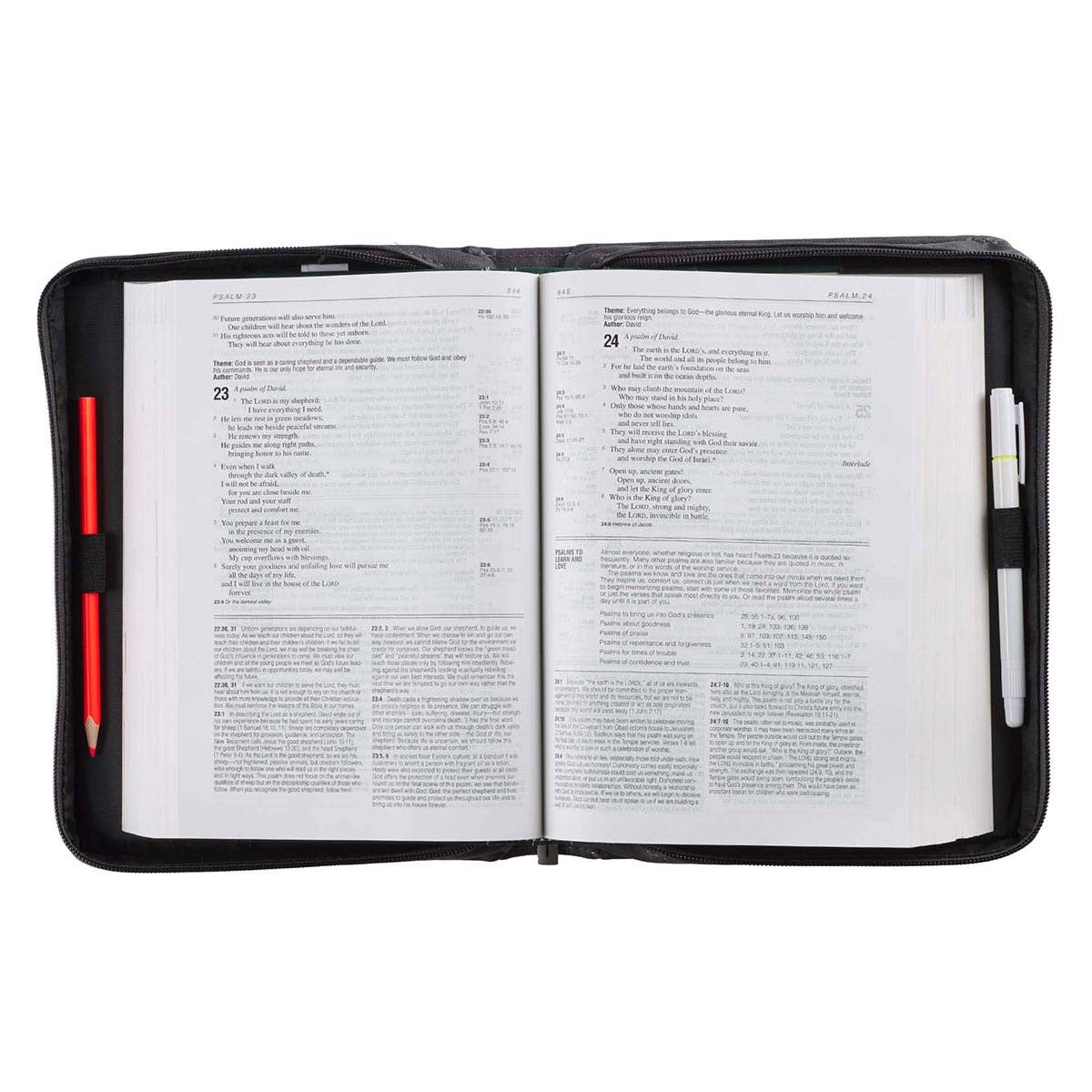 All Things Are Possible Classic Faux Leather Bible Cover