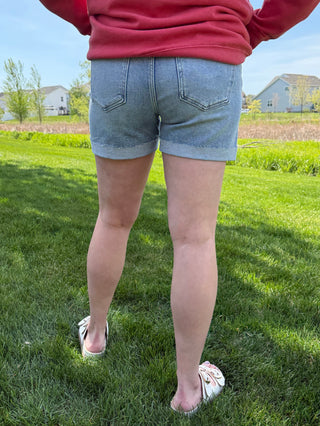 Risen High Rise Cuffed Shorts FINAL SALE