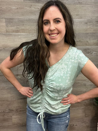 Front String Detailed Top FINAL SALE