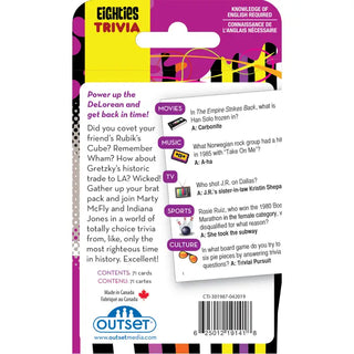 1980s A Decade of Trivia Card Game