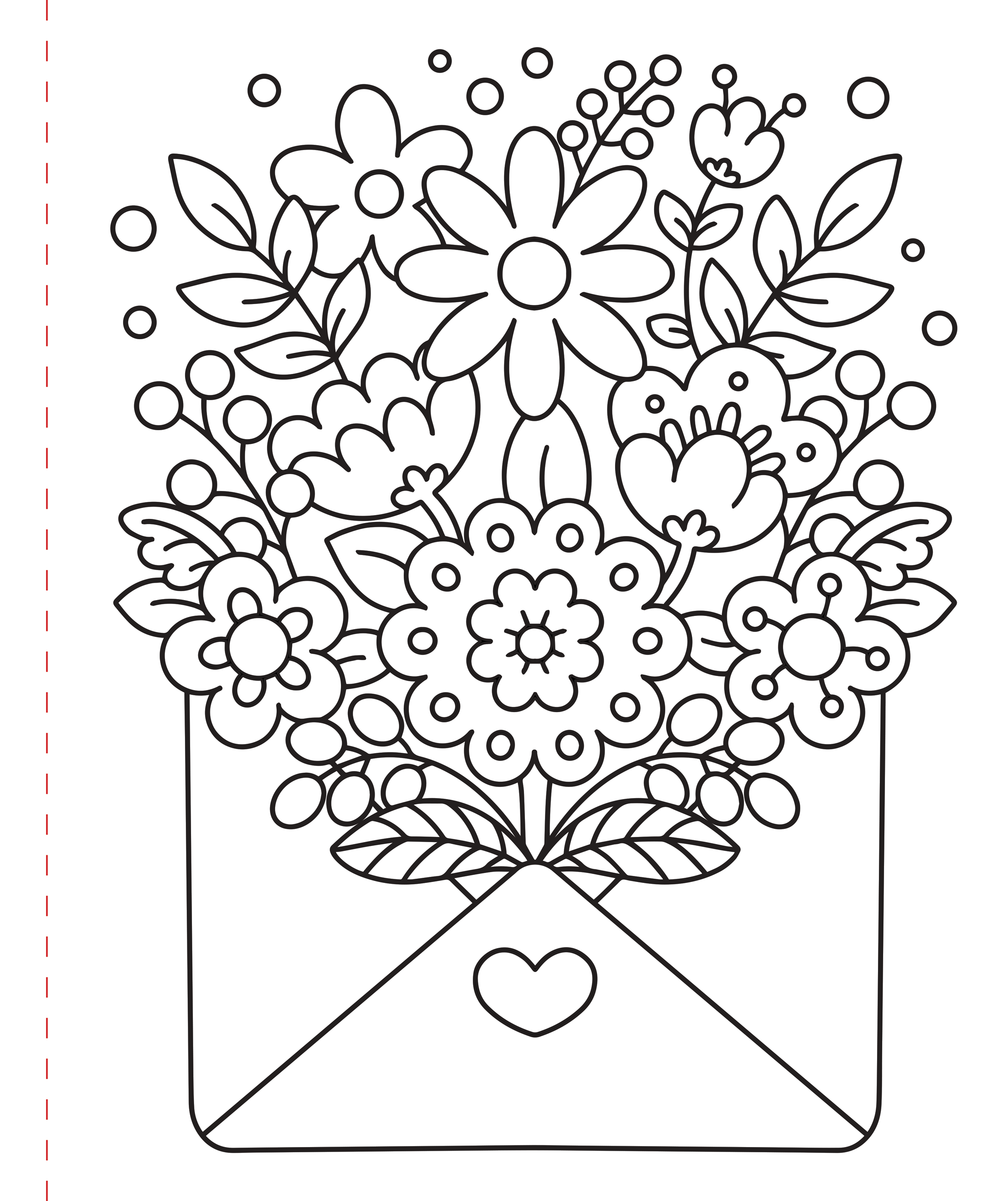 Large Print Coloring Book - Stress-Relief