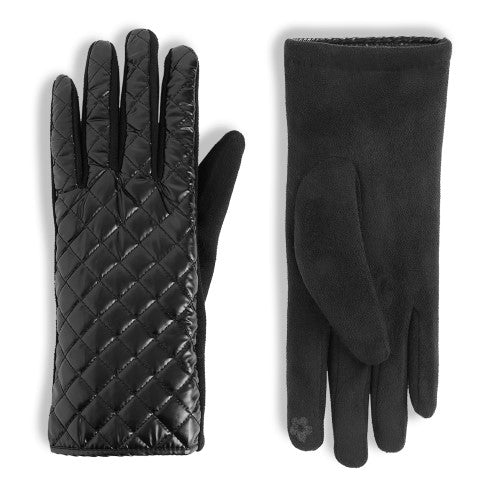 Quilted Puffer Touchscreen Gloves