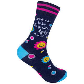 z Give Us This Day Our Daily Meds Socks
