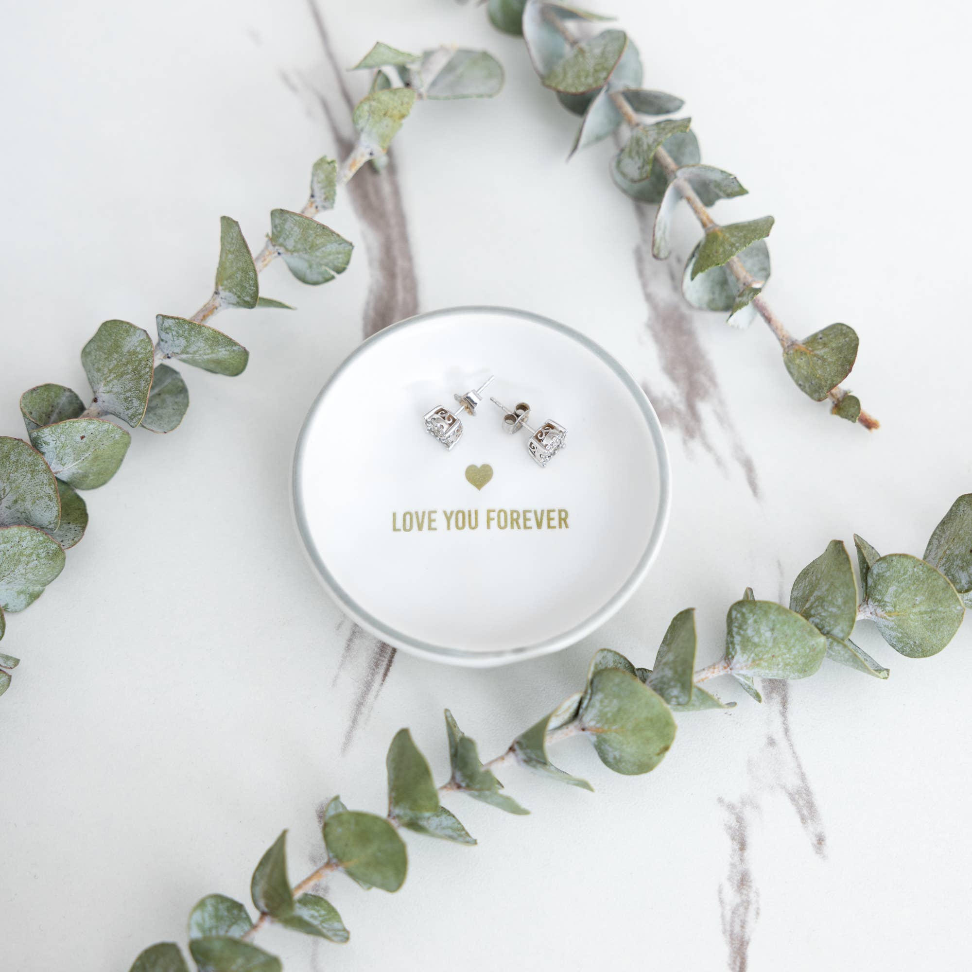 Love You Forever Trinket Dish