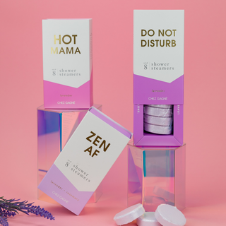 Hot Mama Shower Steamers - Lavender - Mother's Day Gift Set