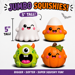 Fun Doh Jumbo Halloween Squishy Toy – 5" Kawaii Squishies