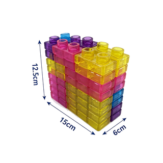 SquishZilla Jumbo Squish Blocks – 40-Piece Squishy Building Toy