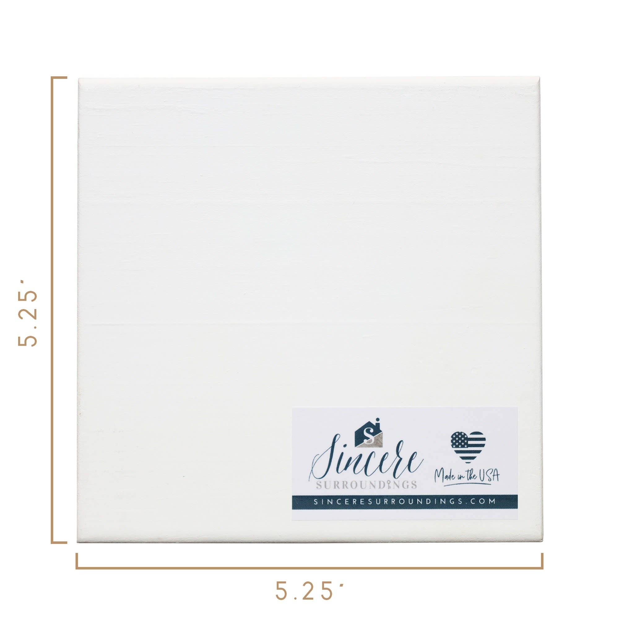 "Always Right" Husband Small Talk Square Sign by Sincere Surroundings
