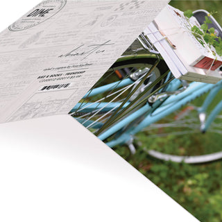 Bike & Books Greeting Card