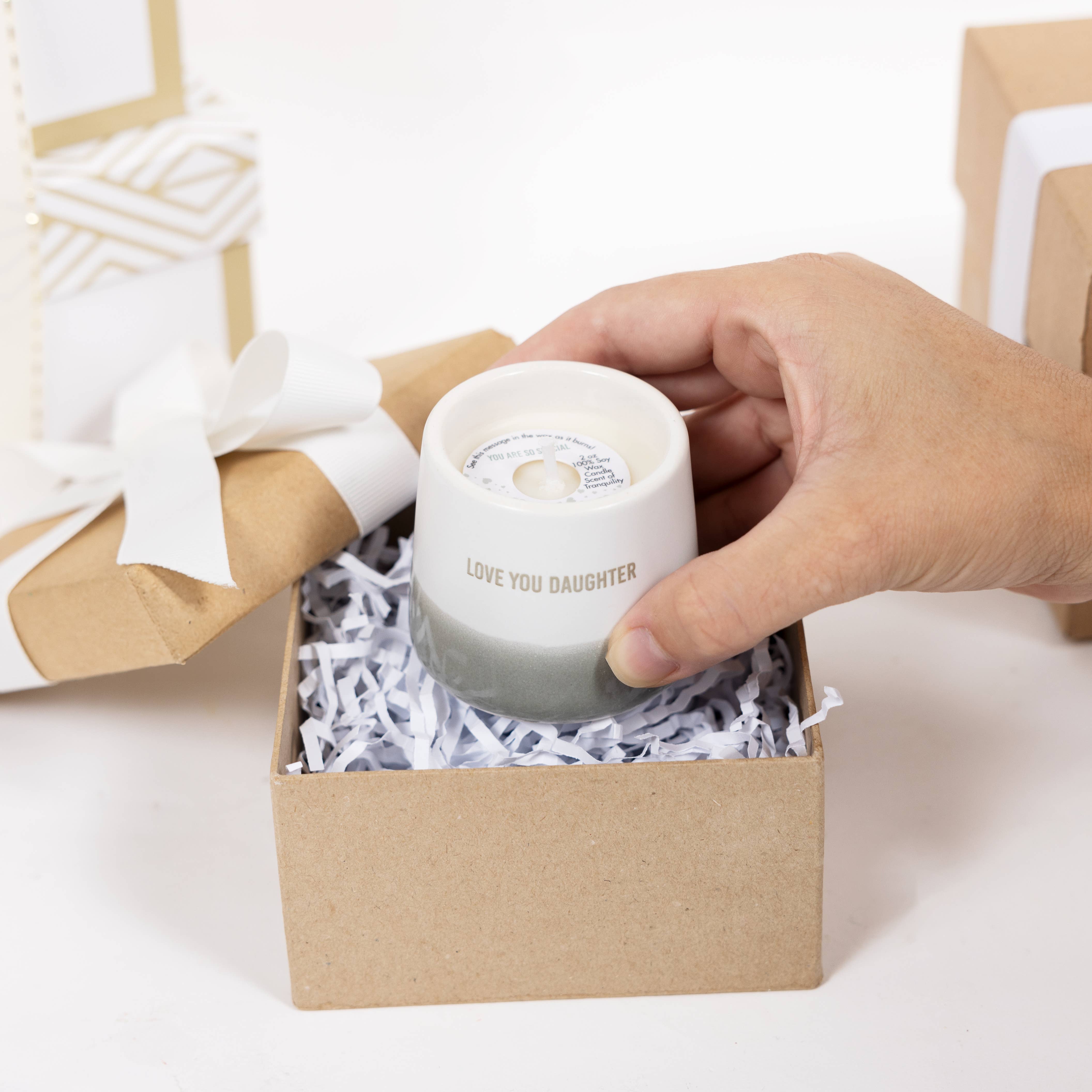 Love You Daughter 2oz Wax Reveal Candle