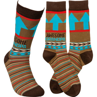 * Awesome Grandpa Socks