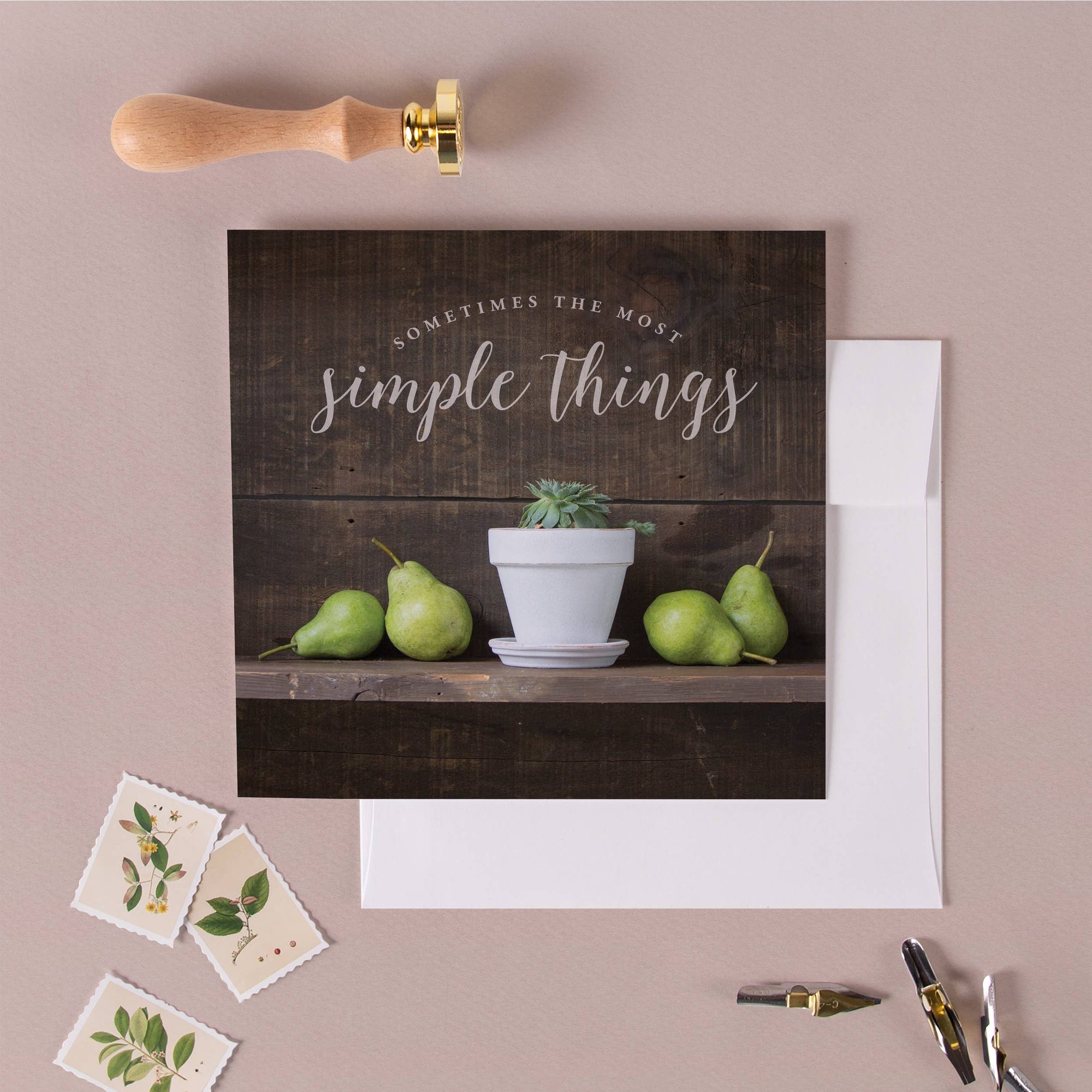 Simple Things Birthday Greeting Card