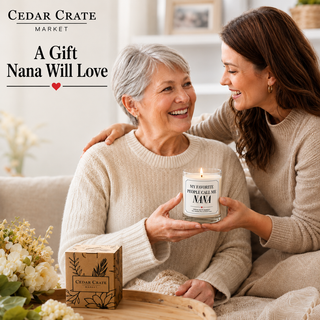 Nana Floral Candle - My Favorite People Call Me Nana