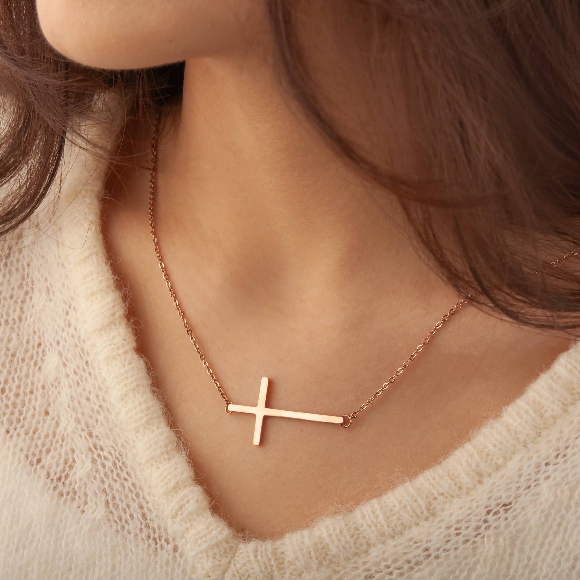 Motivational Jewelry God Daughter -   Cross Necklace