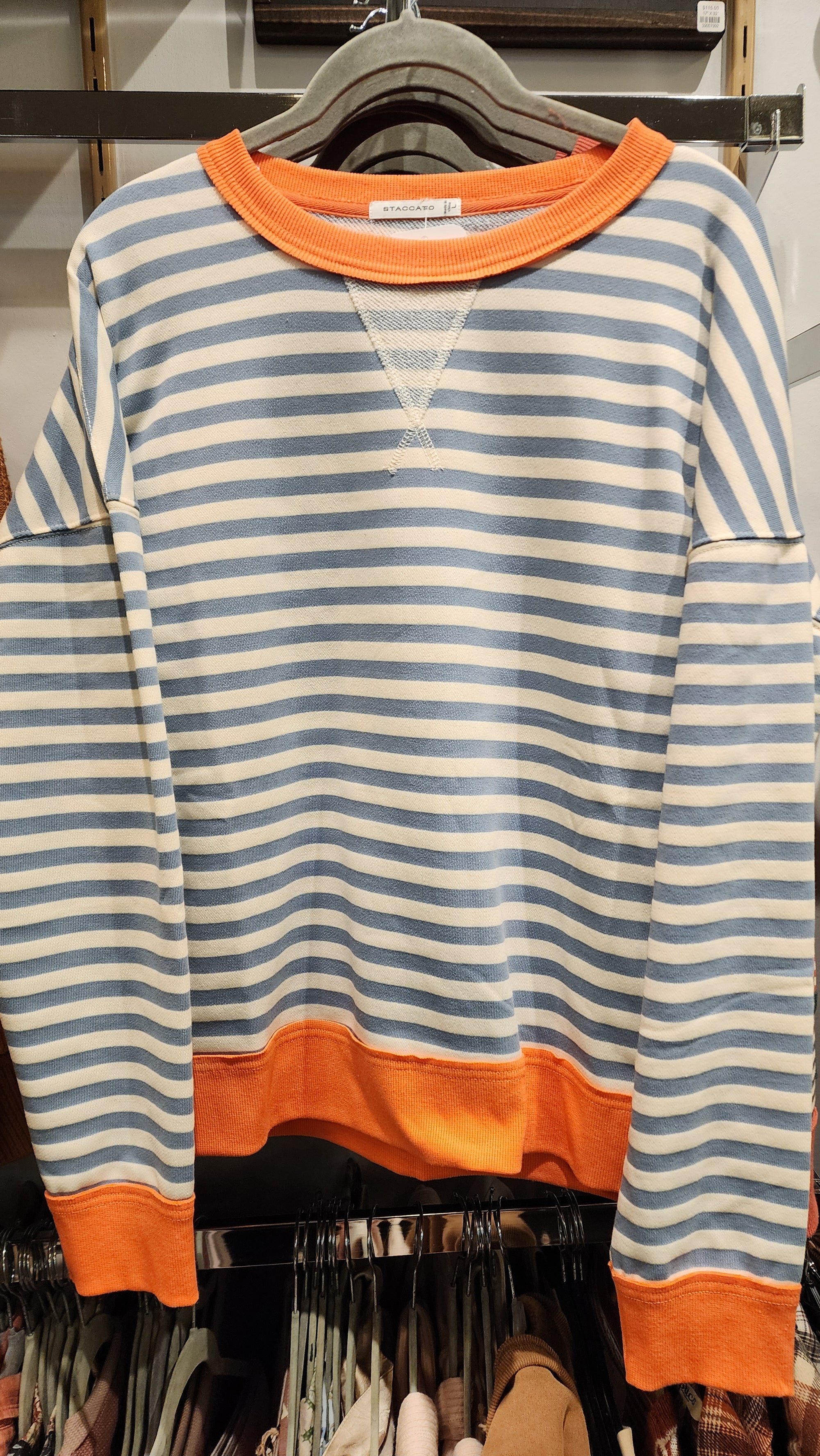 Color Block Banded Striped Top