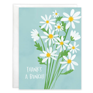 Thank You Greeting Card - Daisy Bouquet