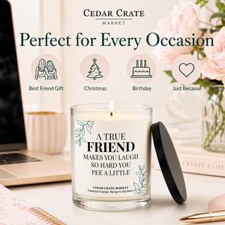 Best Friend Candle, Patchouli Orange Scent