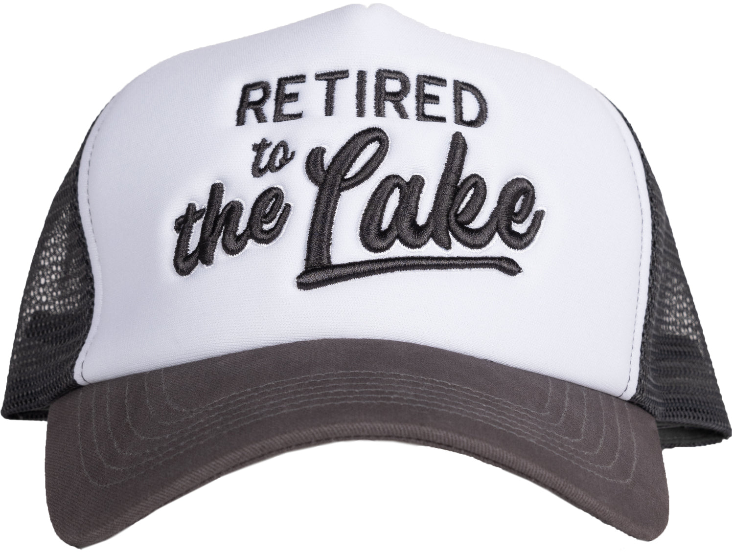 Retired To The Lake Trucker Hat