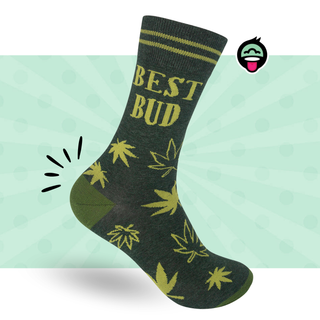 Best Bud Funny Crew Socks