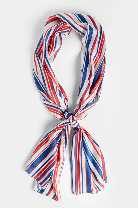 Patriotic Sleek Striped Scarf