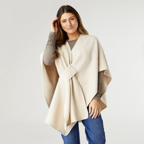 Pull Through Oatmeal Color Wrap