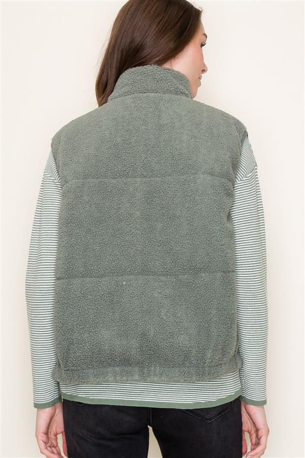 Polar Collar Fleece Vest