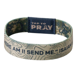 Tap To Pray® Valor Camo Bible Verse Wristband