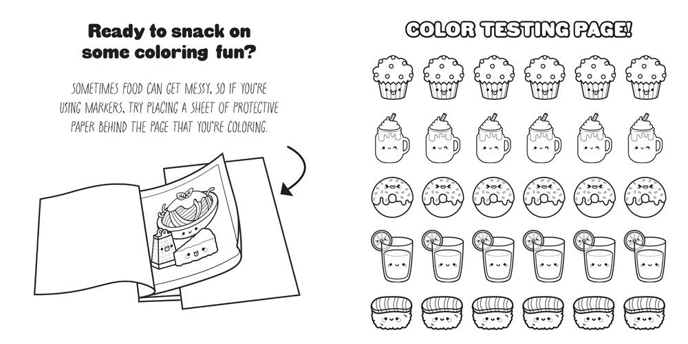 Cozy Coloring: Food & Snacks | Mindful Coloring Book for Kids