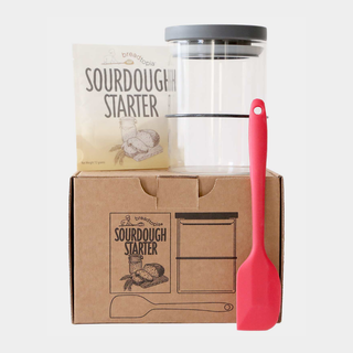 Breadtopia Sourdough Starter Kit with 700 ml Glass Jar & Tools