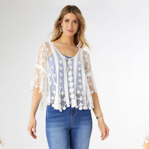 Crochet Pullover Top