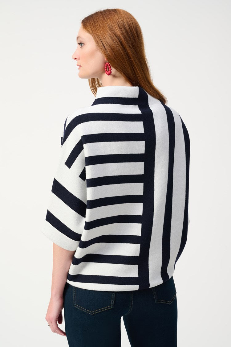 Joseph Ribkoff Jacquard Stripe Sweater