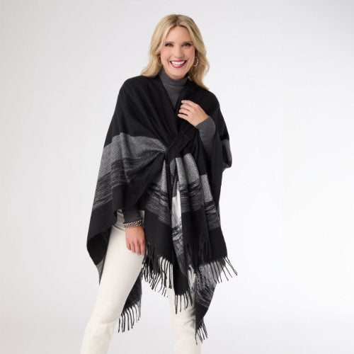 Pull Through Black & Grey Wrap