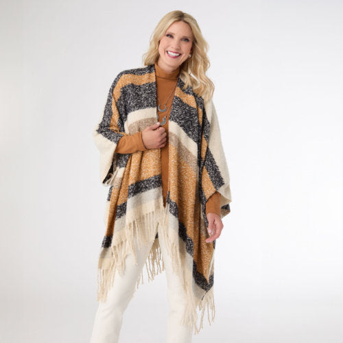 Wide Striped Soft Wrap