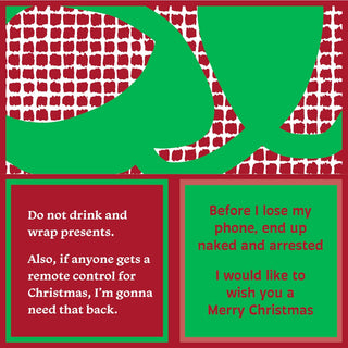 Christmas “Lose My Phone” Funny Cocktail Napkins
