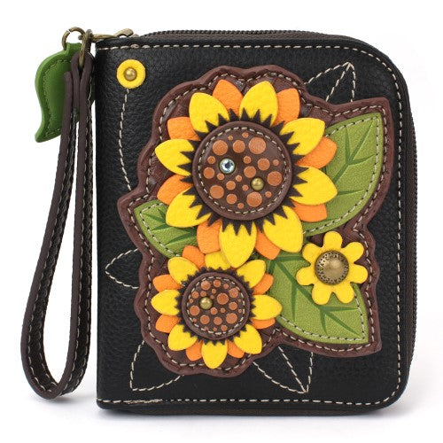 Chala Zip Around Wallet Sunflower