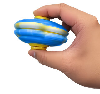 Power Spin Squeeze Fidget Ball Toy
