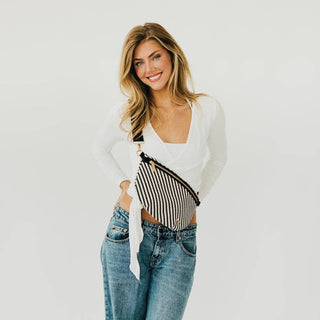 Diagonal Woven Westlyn Bum