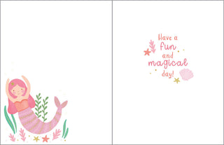 Mermaid Birthday Greeting Card | Gina B Designs