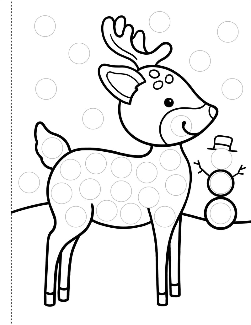 Animals Dot Markers Coloring Book