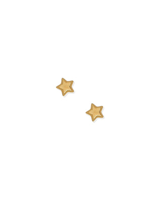 Lennon Star Gold Screwback Stud Earrings