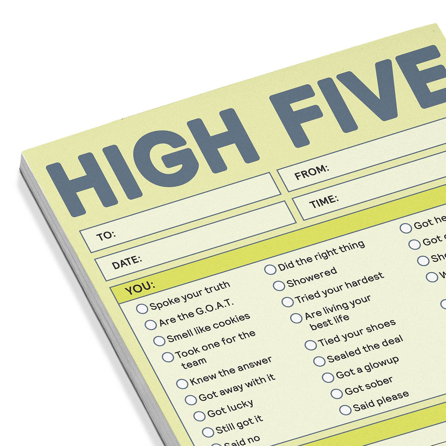 High Five Nifty Note Pad