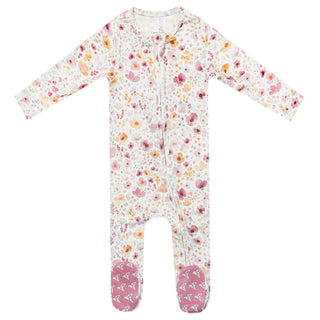 Diana Zip-Up Footie Pajamas