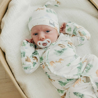 Grayson Woodland Newborn Knotted Gown