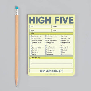 High Five Nifty Note Pad