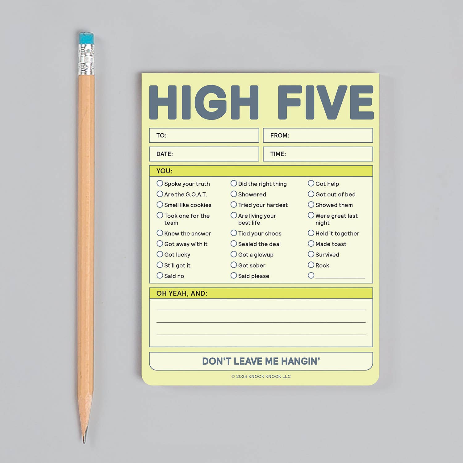 High Five Nifty Note Pad